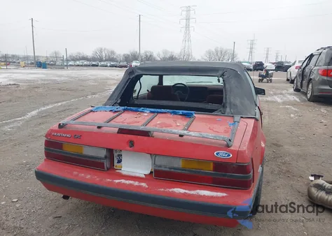 1986 Ford Mustang Lx/Gt z USA, uszkodzony, nr VIN 1FABP2736GF150442